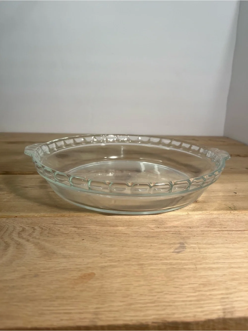 Vintage Pyrex # 229 Clear Glass Deep Dish 9.5